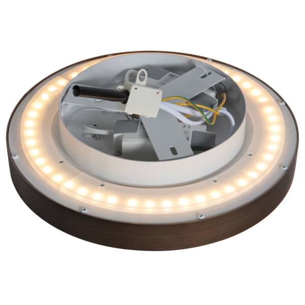 Deckenleuchte Flady Typ B Aluminium / Klarglas - 1-flammig