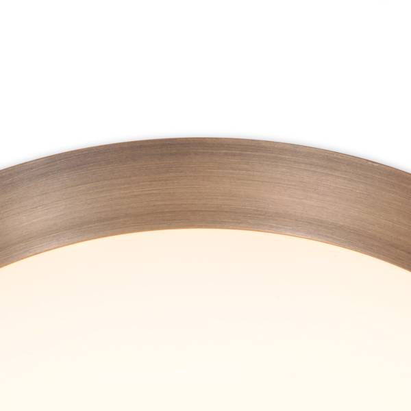 Deckenleuchte Flady Typ B Aluminium / Klarglas - 1-flammig