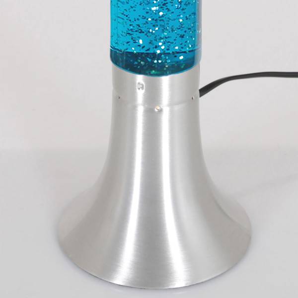Tischleuchte Volcan Typ B Aluminium  - 1-flammig - Silber / Blau