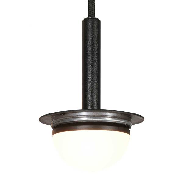 Pendelleuchte Bollique Typ B Eisen / Rauchglas - 12-flammig