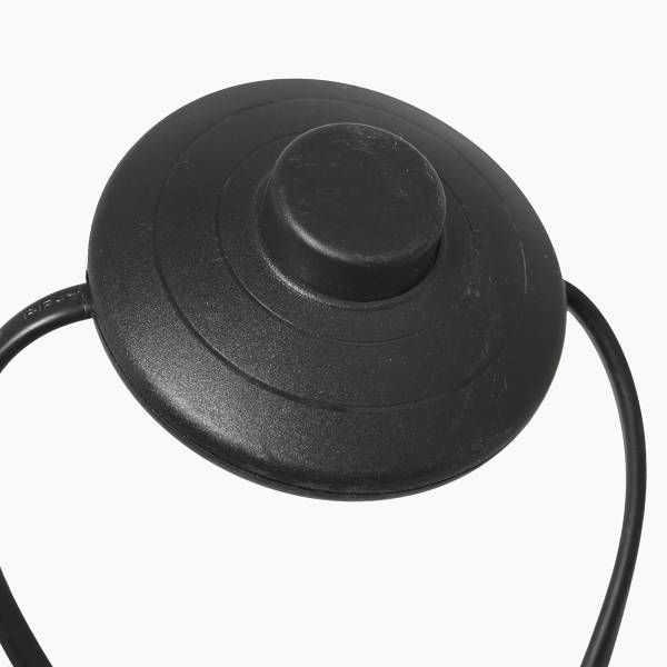 Stehleuchte Drovia Aluminium /  Leinen - 1-flammig