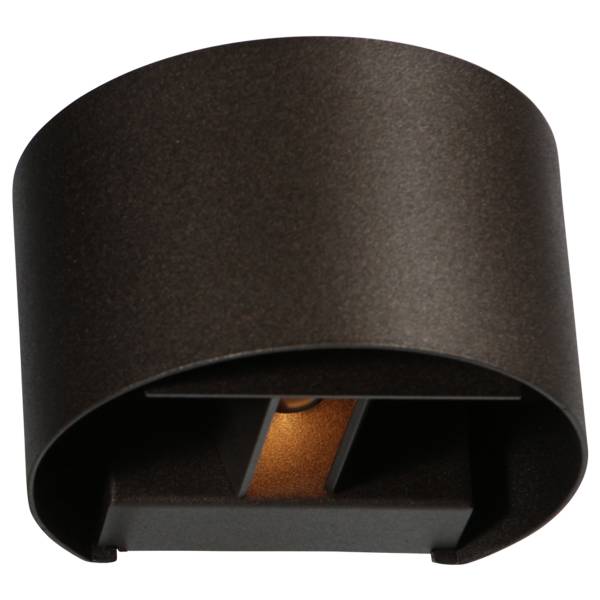 Wandleuchte Muro Typ A Aluminium / Klarglas - 1-flammig - Schwarz