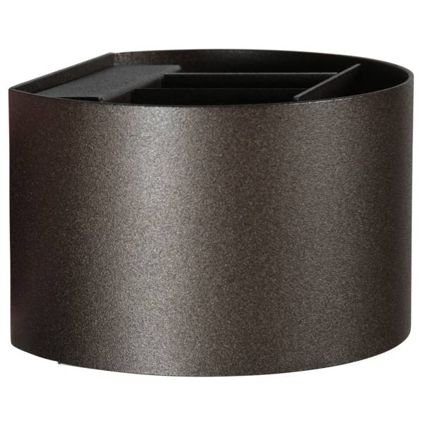 Wandleuchte Muro Typ A Aluminium / Klarglas - 1-flammig - Schwarz