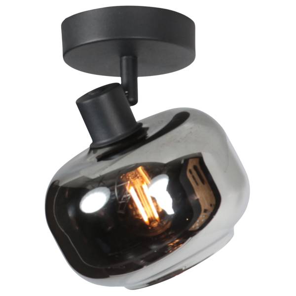 Deckenleuchte Tenebris Typ A Aluminium / Klarglas - 1-flammig