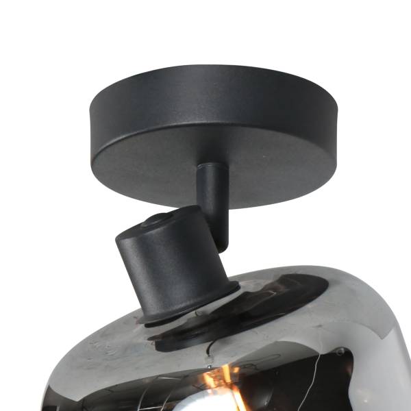 Deckenleuchte Tenebris Typ A Aluminium / Klarglas - 1-flammig