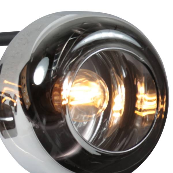 Deckenleuchte Tenebris Typ B Aluminium / Klarglas - 2-flammig