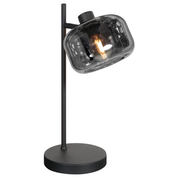 Tischleuchte Tenebris Aluminium / Klarglas - 1-flammig