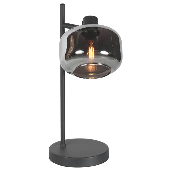 Tischleuchte Tenebris Aluminium / Klarglas - 1-flammig