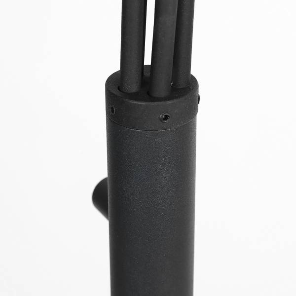 Stehleuchte Tenebris Typ B Aluminium / Klarglas - 5-flammig