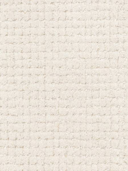 Wollteppich Eloise rund Wolle / Baumwolle - Creme - Durchmesser: 160 cm