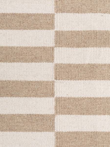 Läufer Vika Wolle - Beige / Weiß