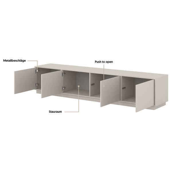 TV-Lowboard KANA Kaschmir