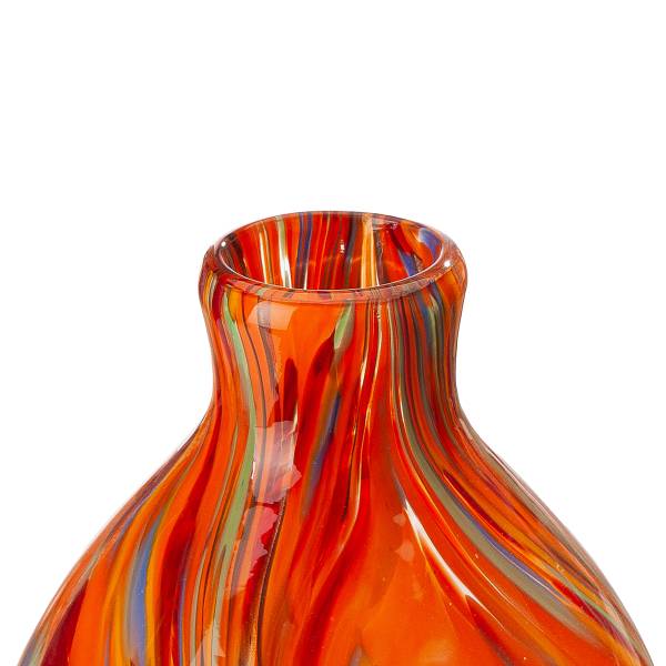 Vase Dream Farbglas - Orange / Mehrfarbig - Höhe: 24 cm