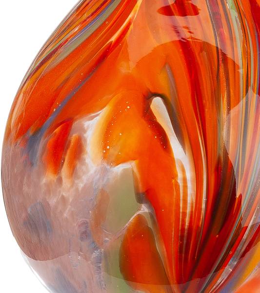 Vase Dream Farbglas - Orange / Mehrfarbig - Höhe: 24 cm