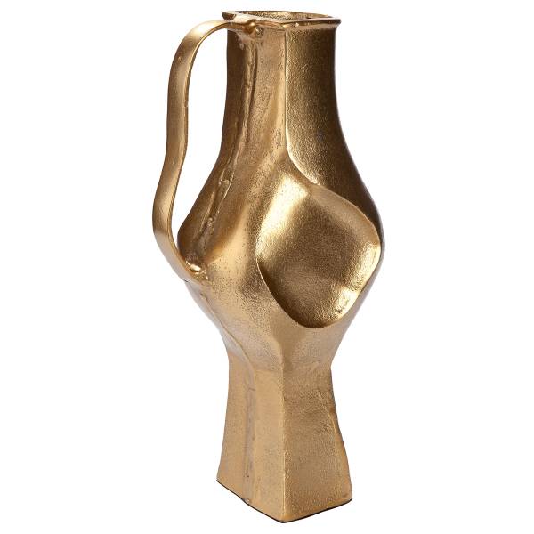 Vase Antigua bauchig Aluminium - Gold