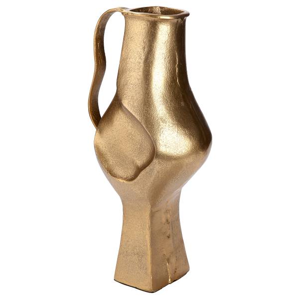 Vase Antigua bauchig Aluminium - Gold