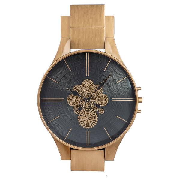Wanduhr Timing Eisen - Kupfer / Schwarz