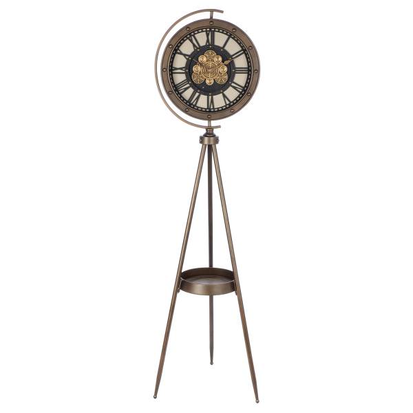 Standuhr Heritage Eisen - Kupfer / Schwarz / Gold