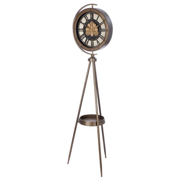 Standuhr Heritage Eisen - Kupfer / Schwarz / Gold