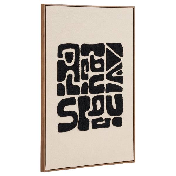 Kunstdruck Dubki Typ A Polyester - Black / Braun