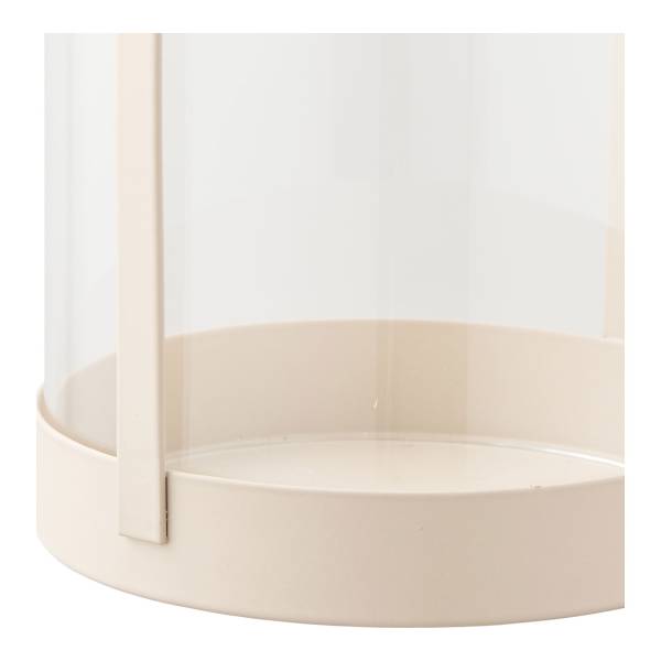 Laternen Motule 2-teilig Klarglas / Stahl / Eisen - Beige