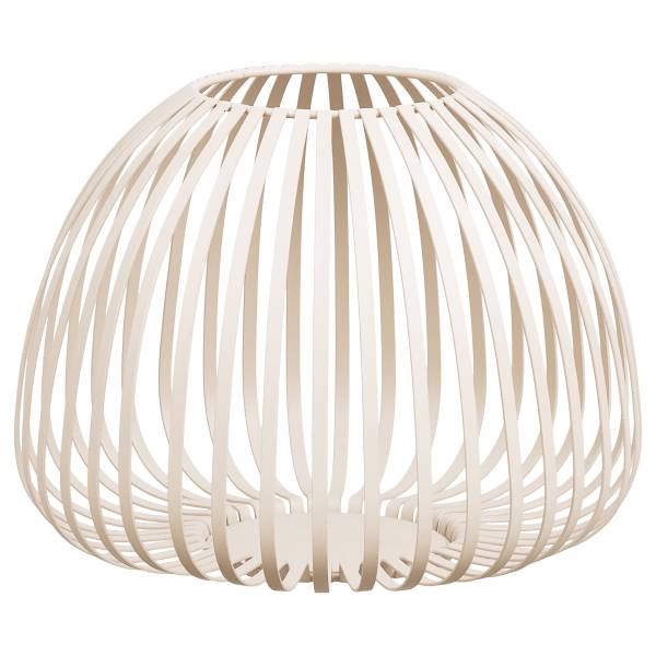 Laterne Tmali Stahl & Eisen - Beige - Höhe: 20 cm