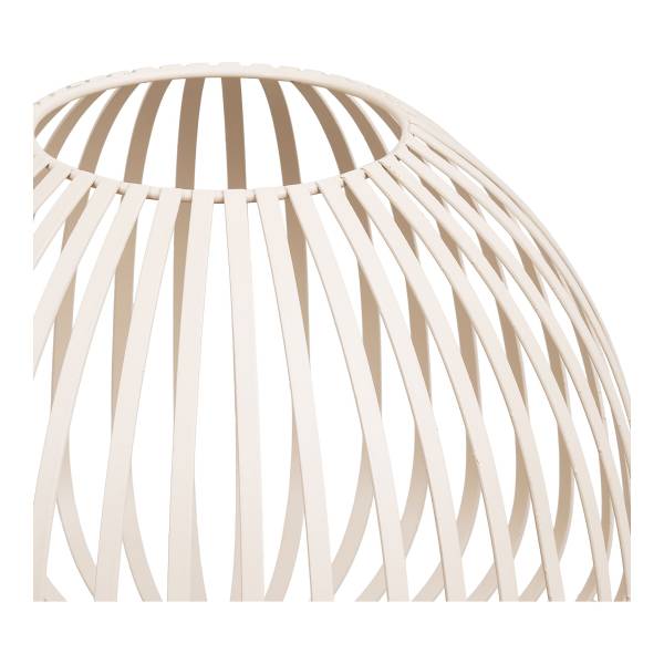 Laterne Tmali Stahl & Eisen - Beige - Höhe: 20 cm