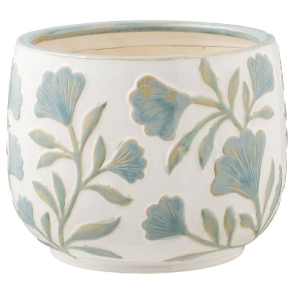 Deko-Pflanztopf Culao Keramik - Weiß