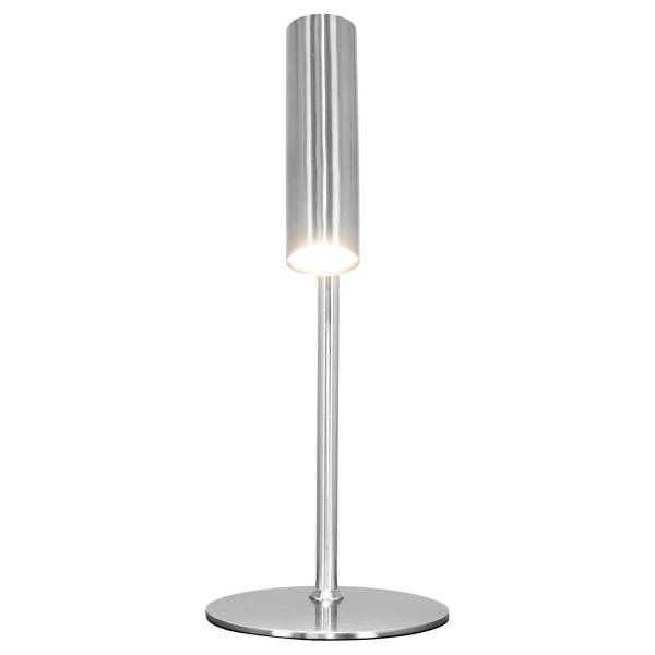Tischleuchte Gareti Stahl - Silber