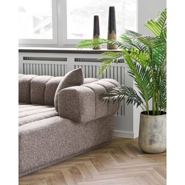 Vase Vitli Keramik - Braun - Höhe: 48 cm