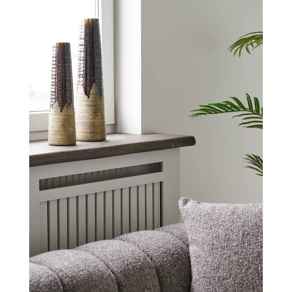 Vase Vitli Keramik - Braun - Höhe: 48 cm