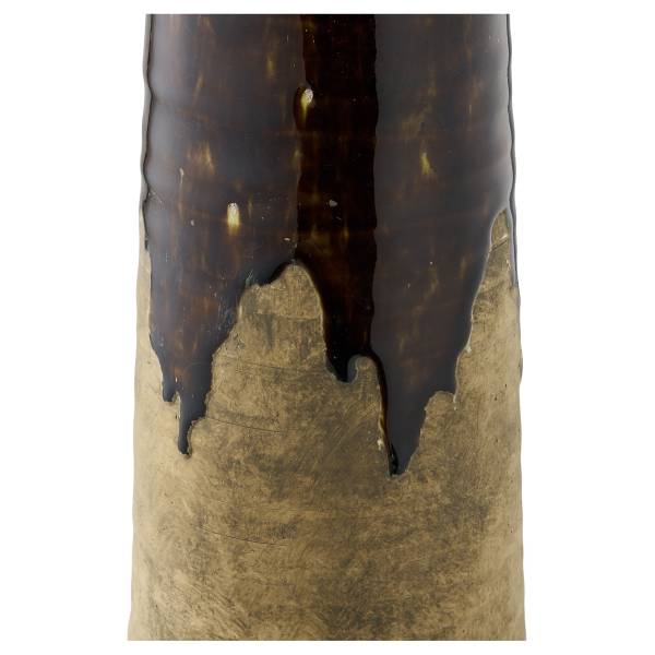 Vase Vitli Keramik - Braun - Höhe: 48 cm