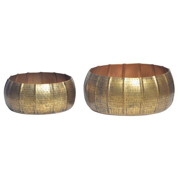 Pflanzgefäß-Set Quziri 2-teilig Gold