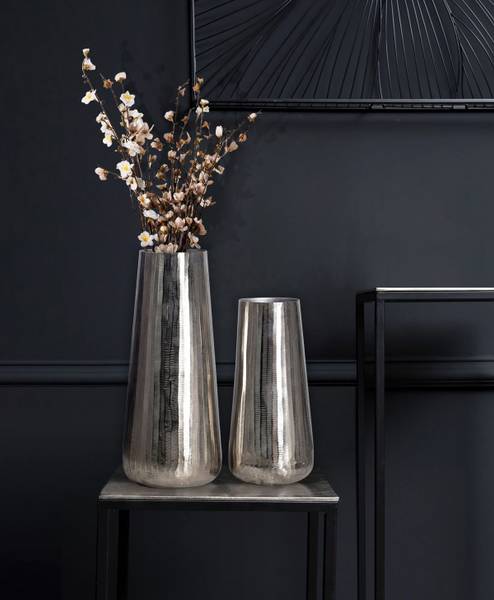 Vasen-Set Zegeor 2-teilig Silber - Aluminium