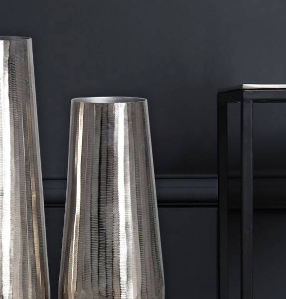 Vasen-Set Zegeor 2-teilig Silber - Aluminium