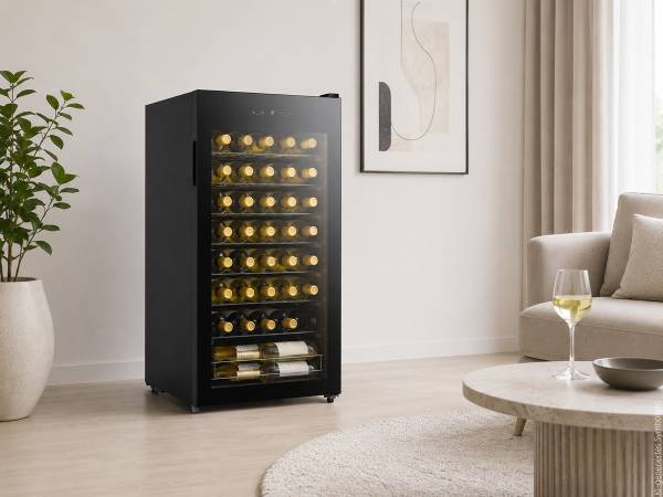 Weinkühlschrank WKS 1-40 Schwarz