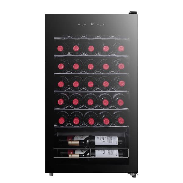 Weinkühlschrank WKS 1-40 Schwarz