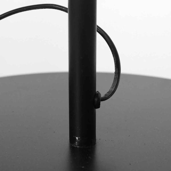Tischleuchte Bloeba Typ B Aluminium / Rattan - 1-flammig