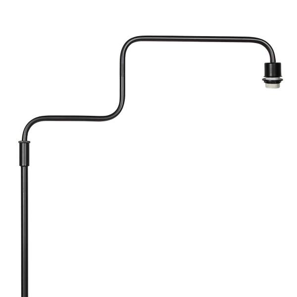 Tischleuchte Bloeba Typ B Aluminium / Rattan - 1-flammig