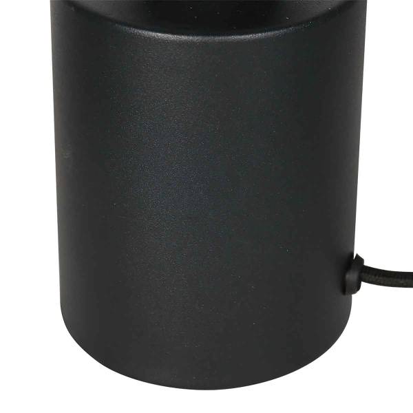 Tischleuchte Bloeba Typ B Aluminium / Rattan - 1-flammig