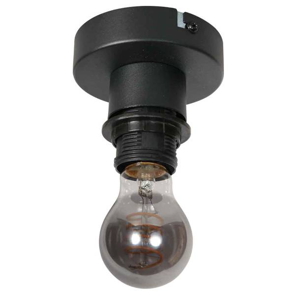 Deckenleuchte Bloeba Typ D Aluminium / Rattan - 1-flammig