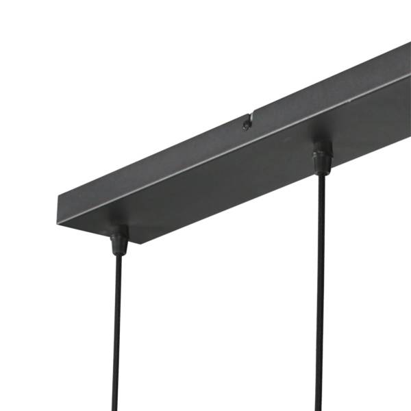 Pendelleuchte HaloSwap Typ E Aluminium / MDF - 5-flammig