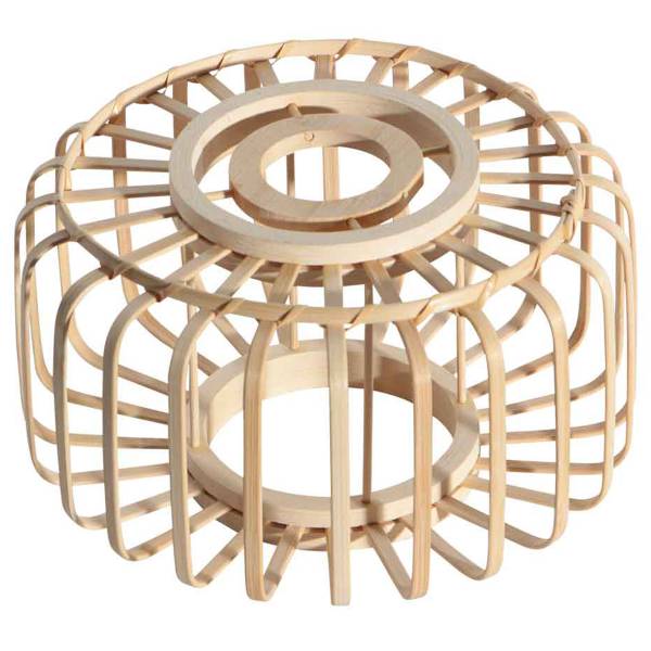 Pendelleuchte HaloSwap Typ E Aluminium / MDF - 5-flammig