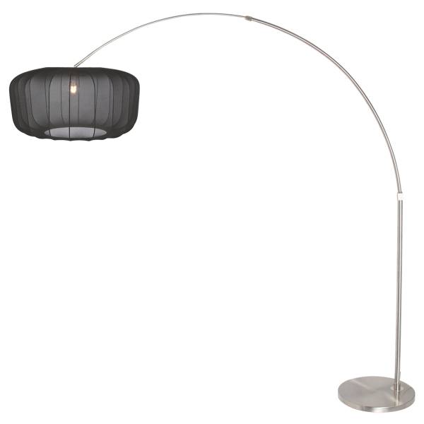 Stehleuchte Sparkled Light Typ D Aluminium / Leinen - 1-flammig