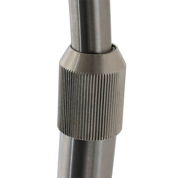 Stehleuchte Sparkled Light Typ D Aluminium / Leinen - 1-flammig