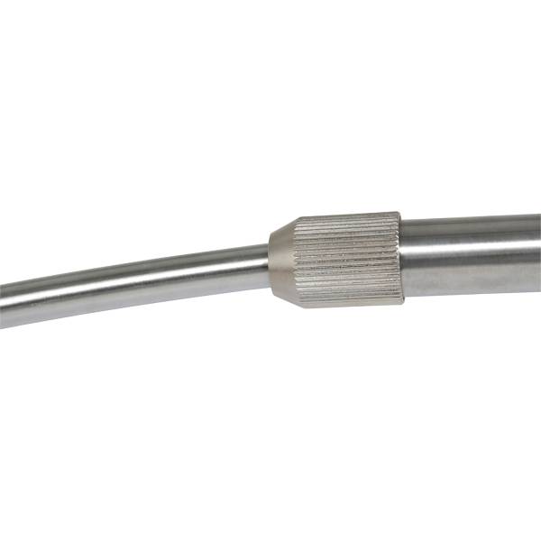 Stehleuchte Sparkled Light Typ D Aluminium / Leinen - 1-flammig