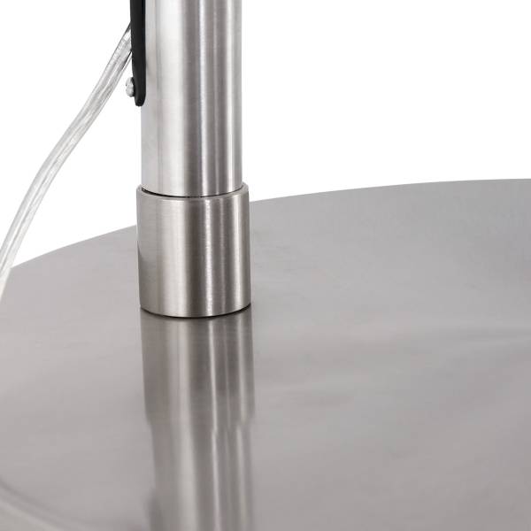 Stehleuchte Sparkled Light Typ D Aluminium / Leinen - 1-flammig
