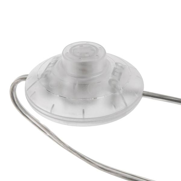 Stehleuchte Sparkled Light Typ D Aluminium / Leinen - 1-flammig