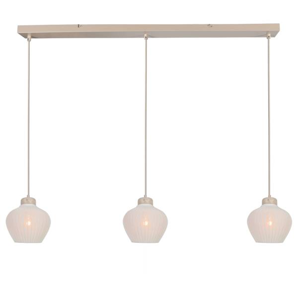 Suspension Travino Type B Rotin / Marbre - 3 ampoules