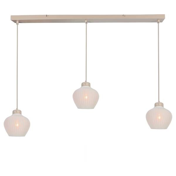 Suspension Travino Type B Rotin / Marbre - 3 ampoules